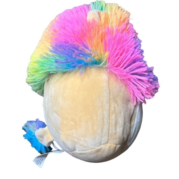 Squishmallows Leonard the Lion Rainbow Tie Dye Stuffed Plush Animal 8" Toy - Picture 3 of 5
